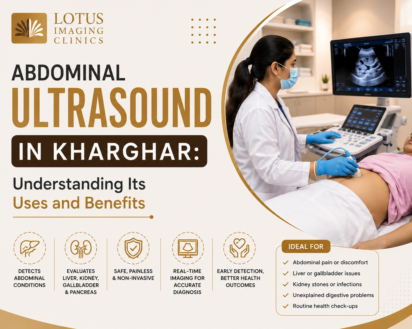 Abdominal Ultrasound in Kharghar: Understanding Its Uses and Benefits