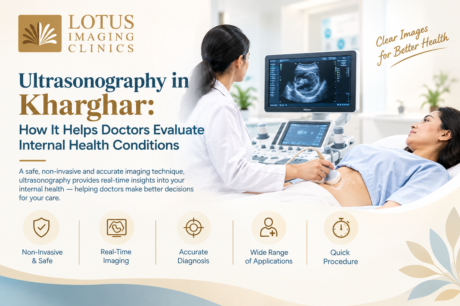 Ultrasonography in Kharghar: How It Helps Doctors Evaluate Internal Health Conditions